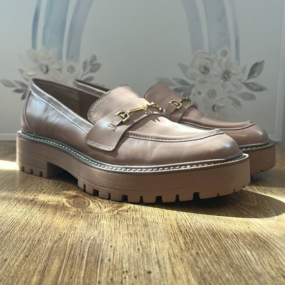 Sam Edelman Women's Laurs Lug Sole Loafer in Maple Sugar - Picture 3 of 14